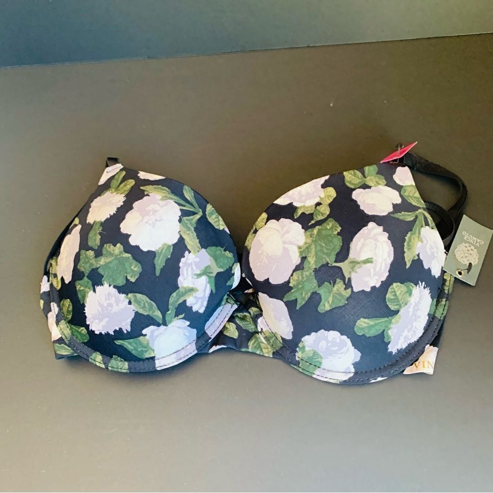 Vince Camuto Floral Padded Bra‎